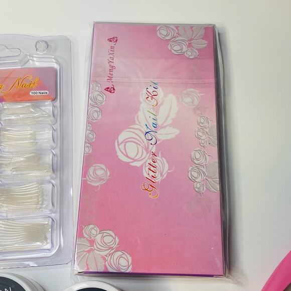 Morovan Professional Acrylic Nail Kit - Glitter Acrylic Powder 21 Piece Lot - Picture 6 of 10